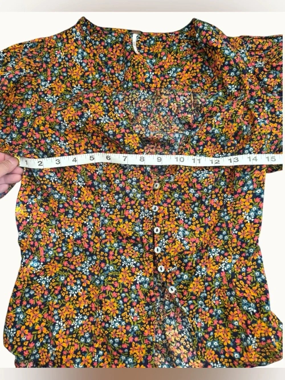 I Found You Print Blouse Free People - Picture 9 of 10